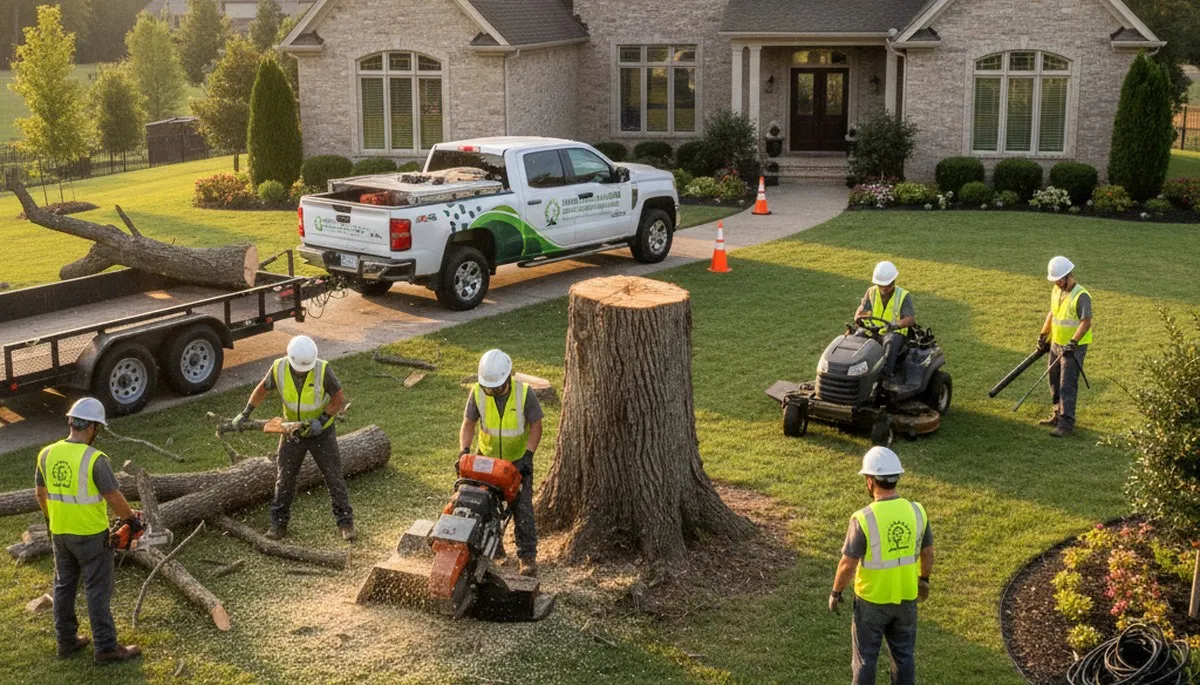 Professional lawn care and tree removal service in Salisbury, MD by Chop Chop Tree experts