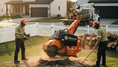Professional stump removal service in Salisbury, MD with expert tree grinding and yard cleanup