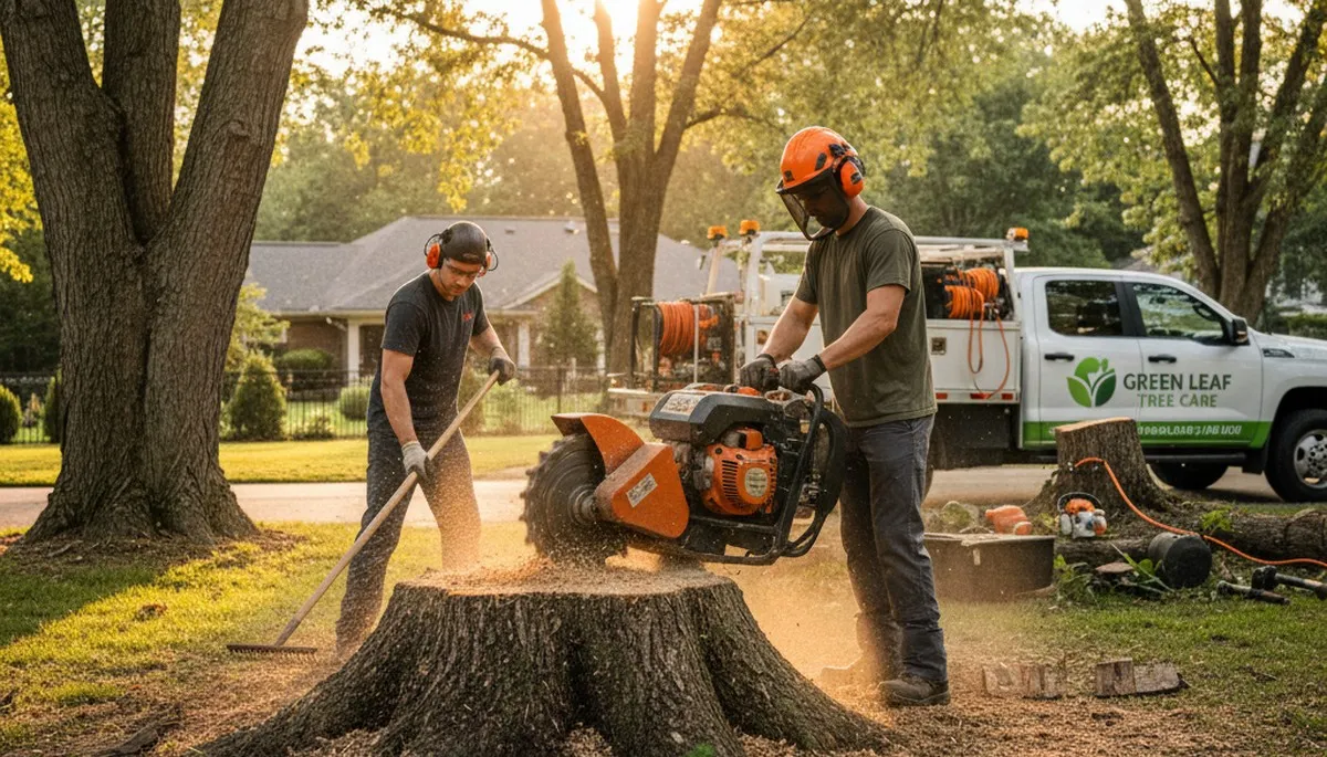 Professional stump removal and grinding in Salisbury, MD by local tree service experts